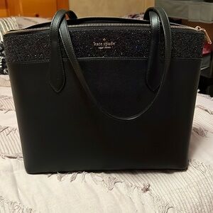 Kate Spade Black Sparkly Purse